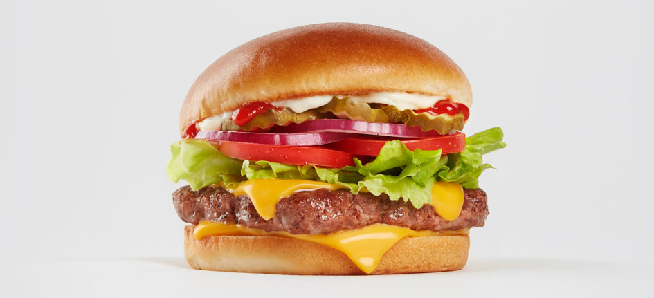 single burger mobile