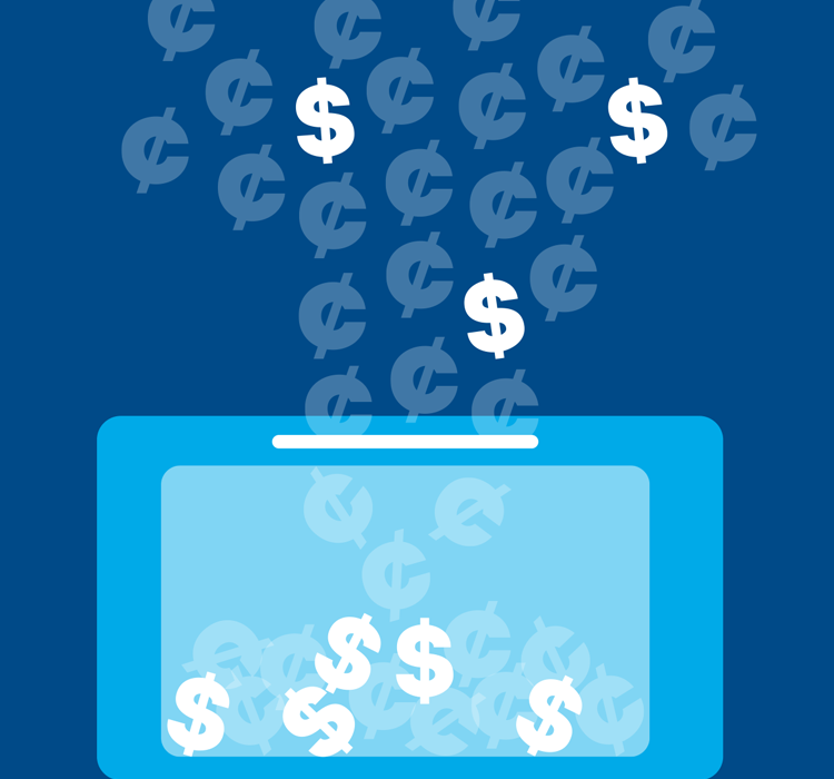 Dave Thomas Foundation for Adoption coin canister