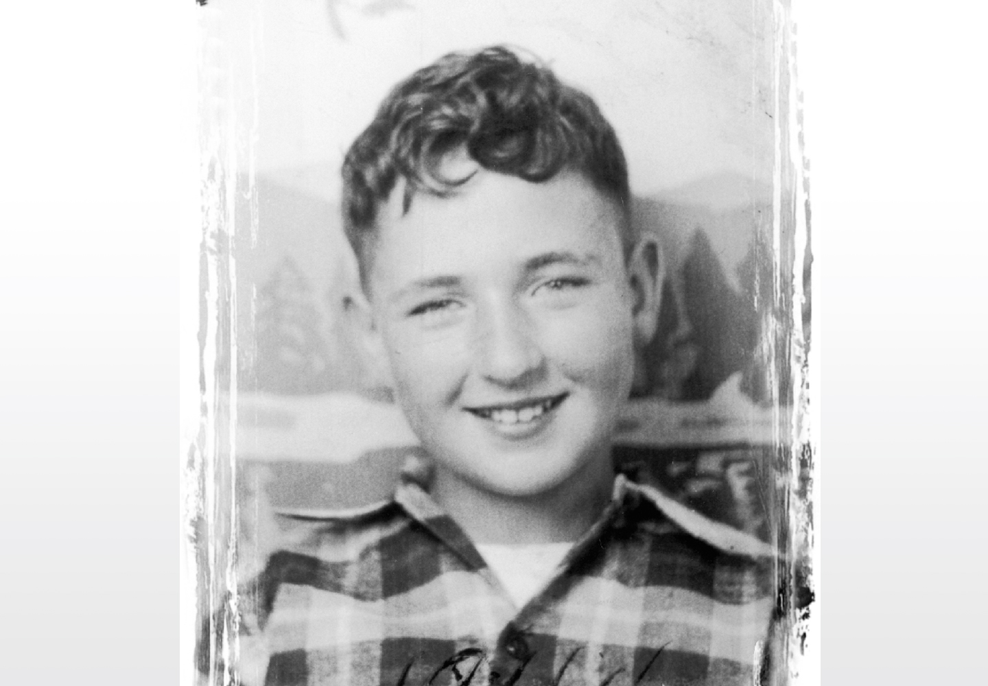 Dave Thomas as a young boy
