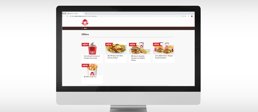 offers on Wendy's website desktop computer