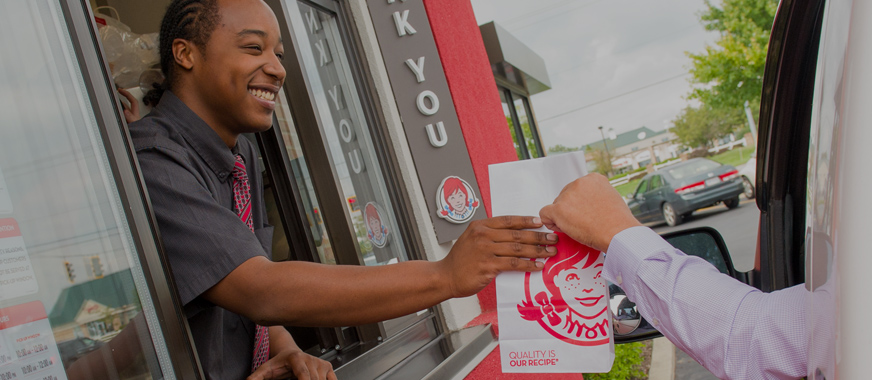 Wendy's drive-thru customer