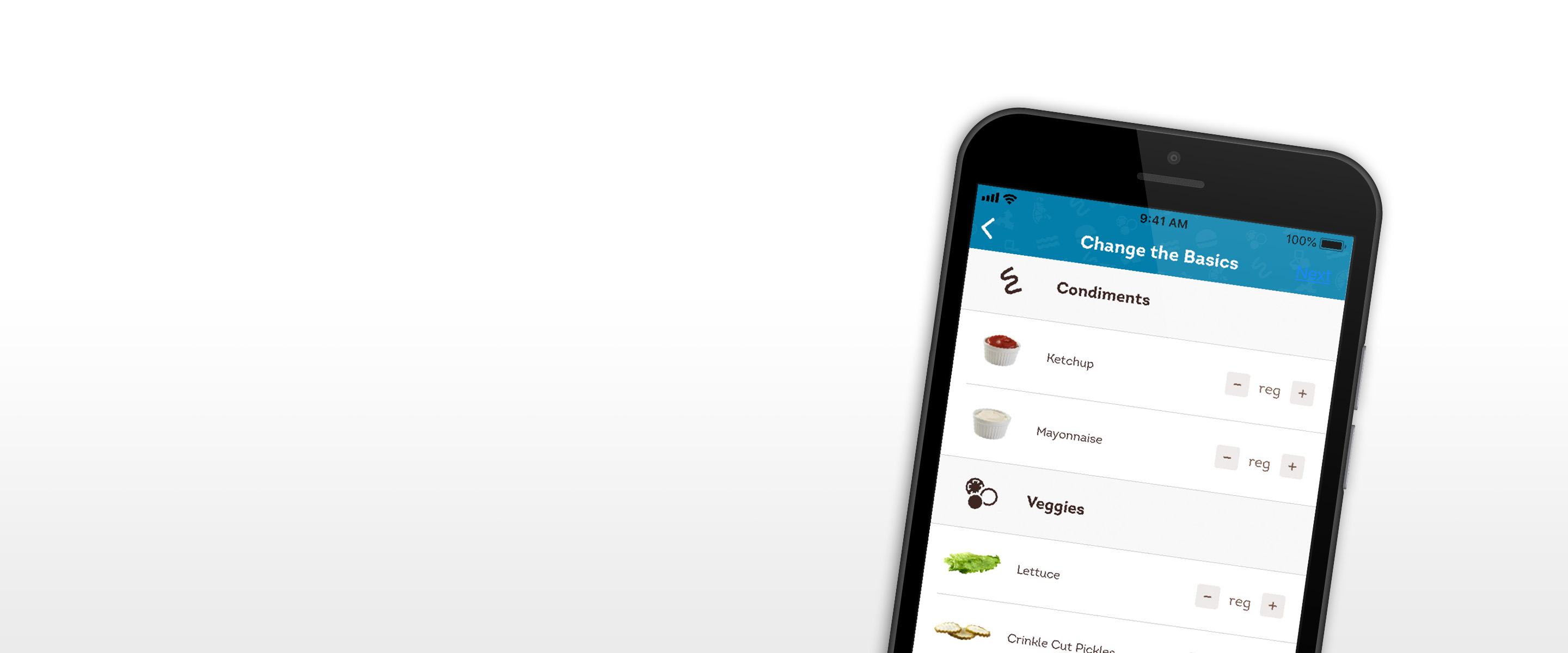 Aplicación móvil de Wendy's, personaliza y guarda tus pedidos