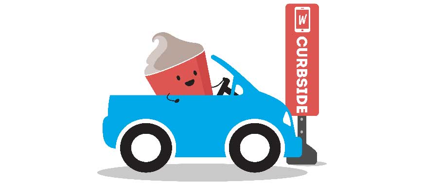 Curbside Step 2: DRIVE TO WENDY’S