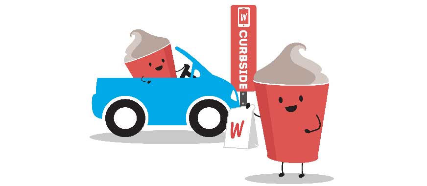 Curbside Step 3: CHILL. We'll bring your order to you