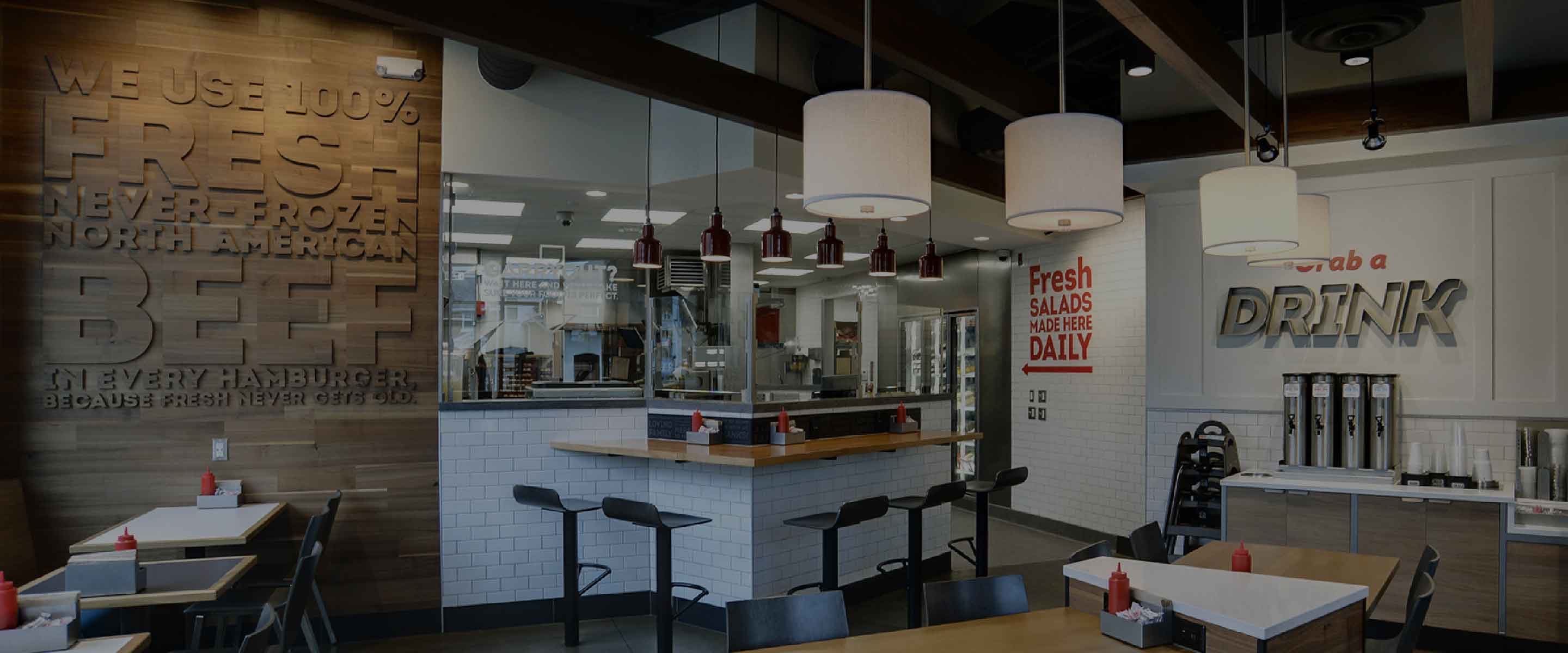 Wendy's restaurant interior