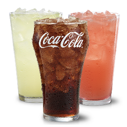 Wendy's Limonada y Coca-Cola