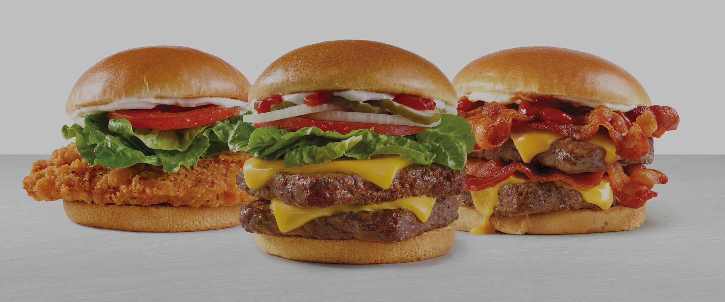 Dave's Double®, Spicy Chicken Sandwich, Baconator®