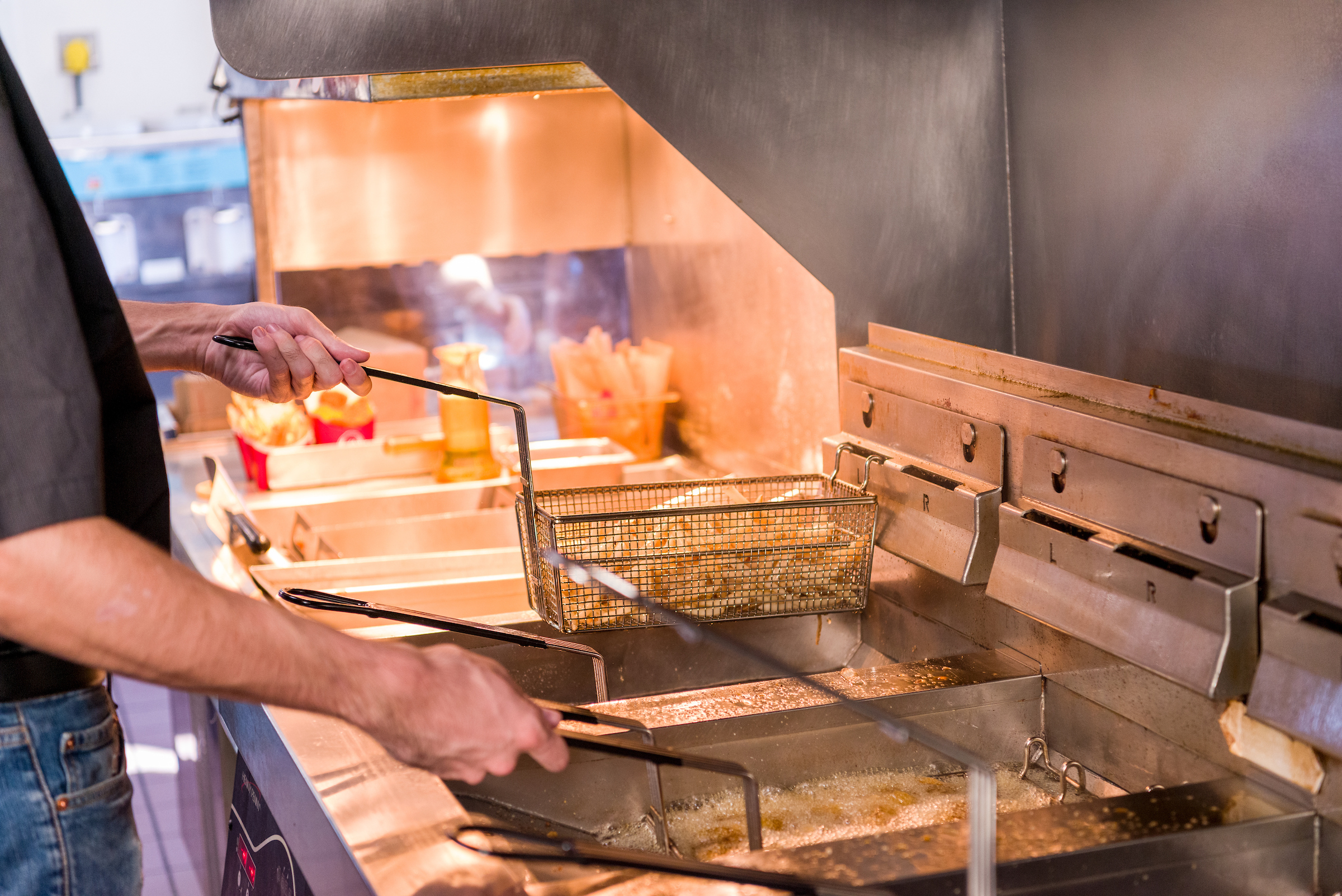 image of cooking fries in oil
