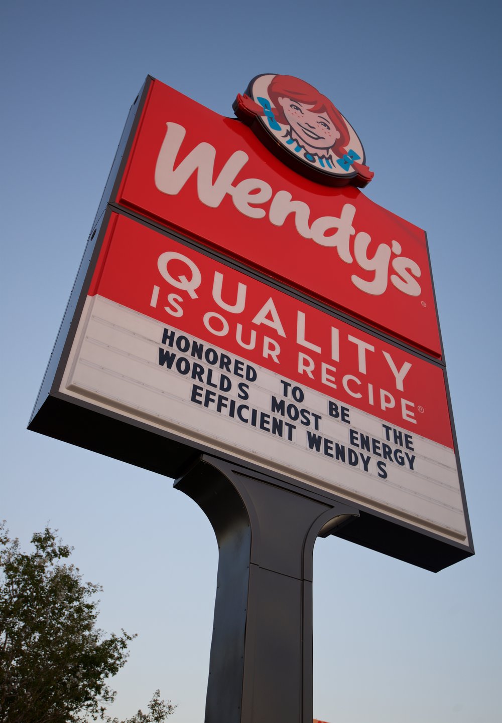 Wendy's readerboard