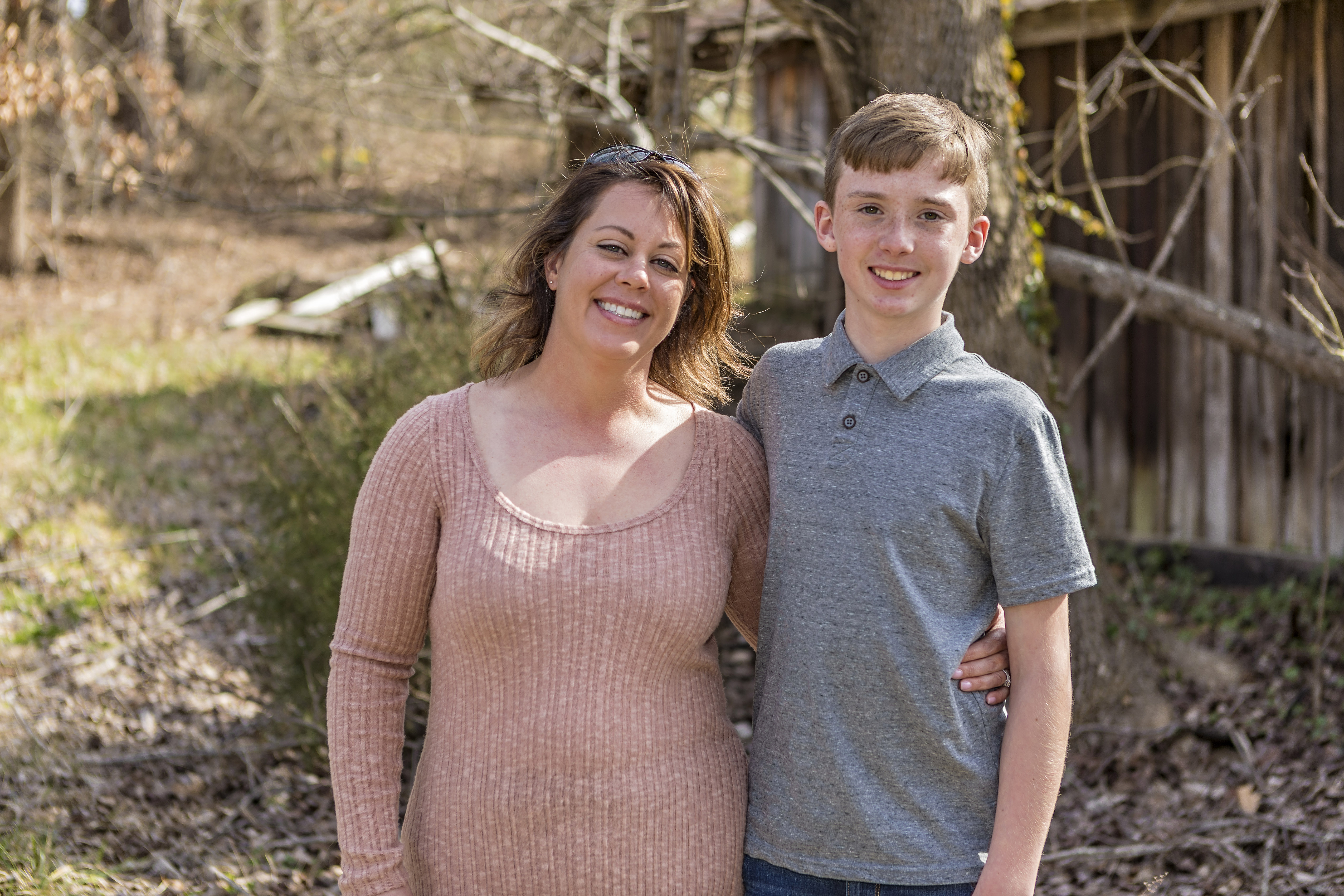 Conner with his Wendy’s Wonderful Kids recruiter, Jennifer