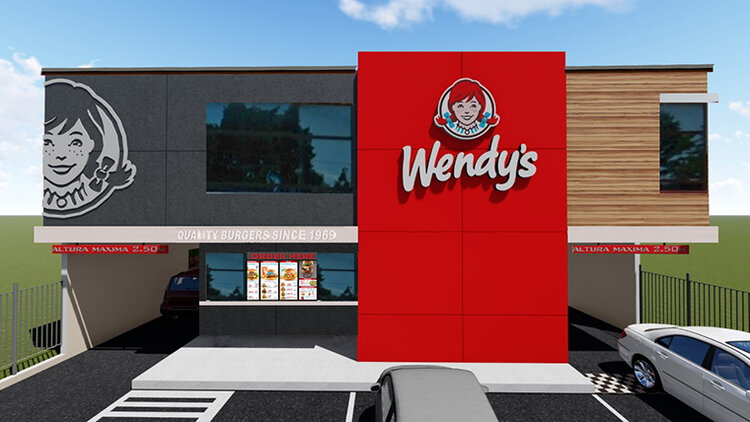 Wendy's Restaurant After Picture Guatemala