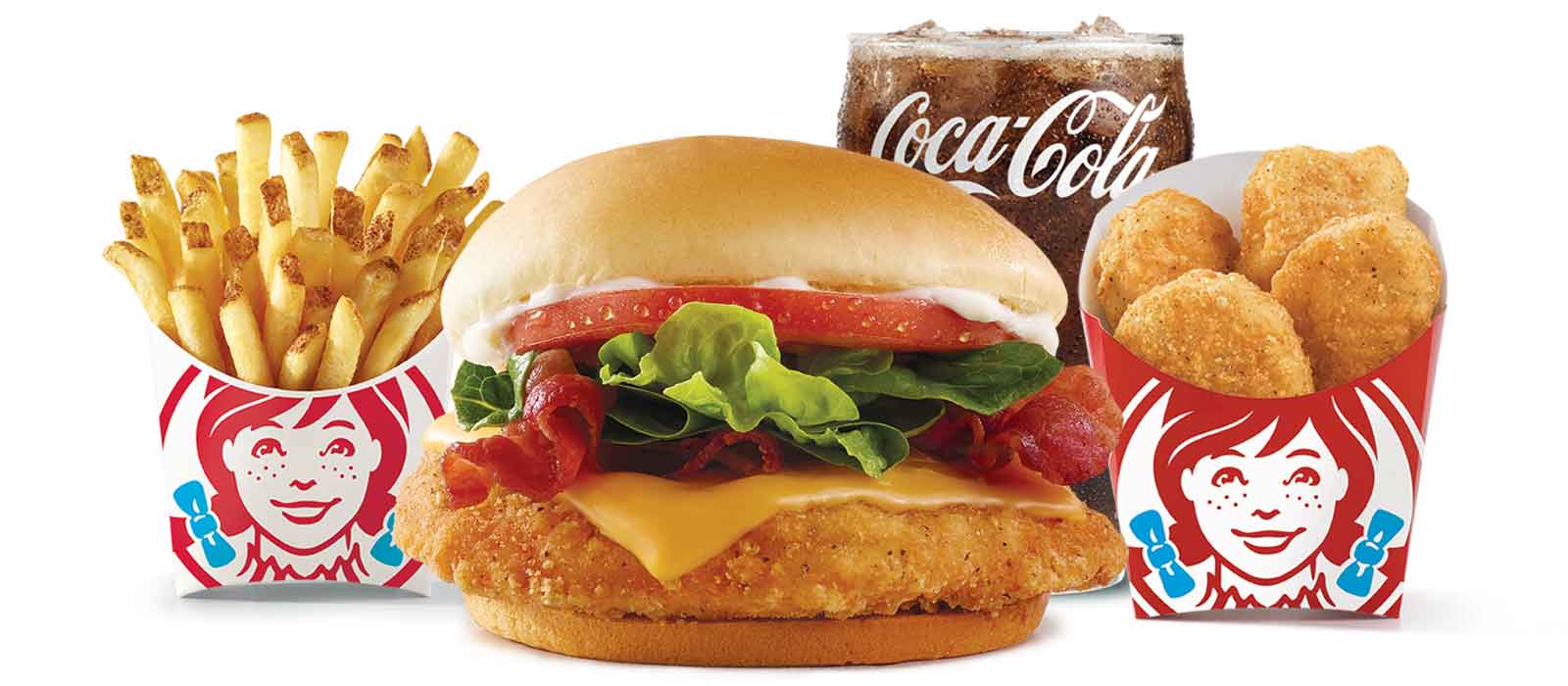 $5 Biggie Bag with Crispy Chicken BLT, 4 pc Nuggets, small fry &amp; small drink