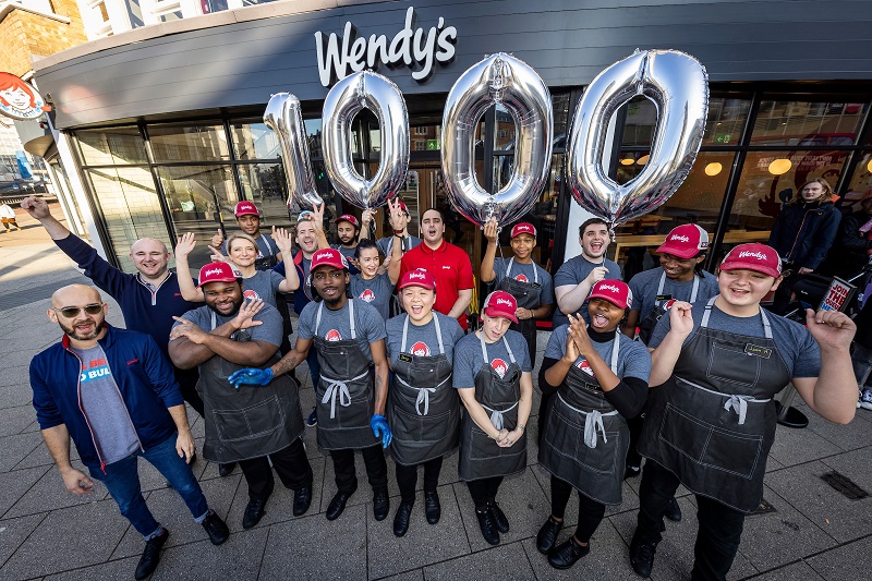 Wendy's 1000th international restaurant