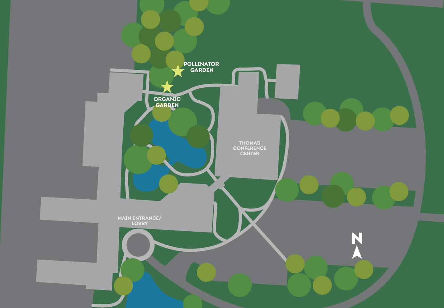 Campus Gardens map