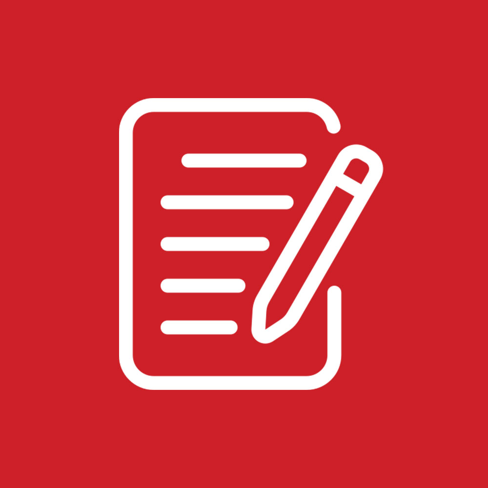 Icon of document edit