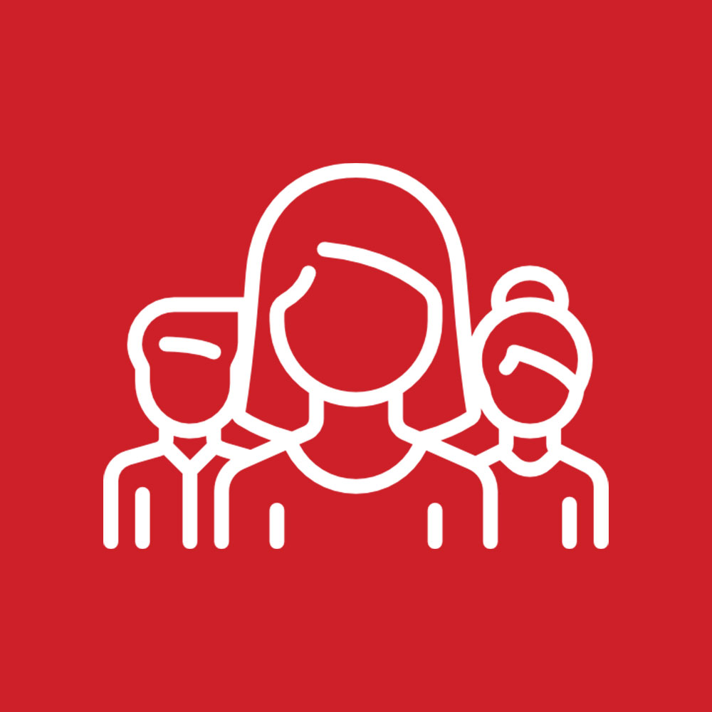 icon group of three people