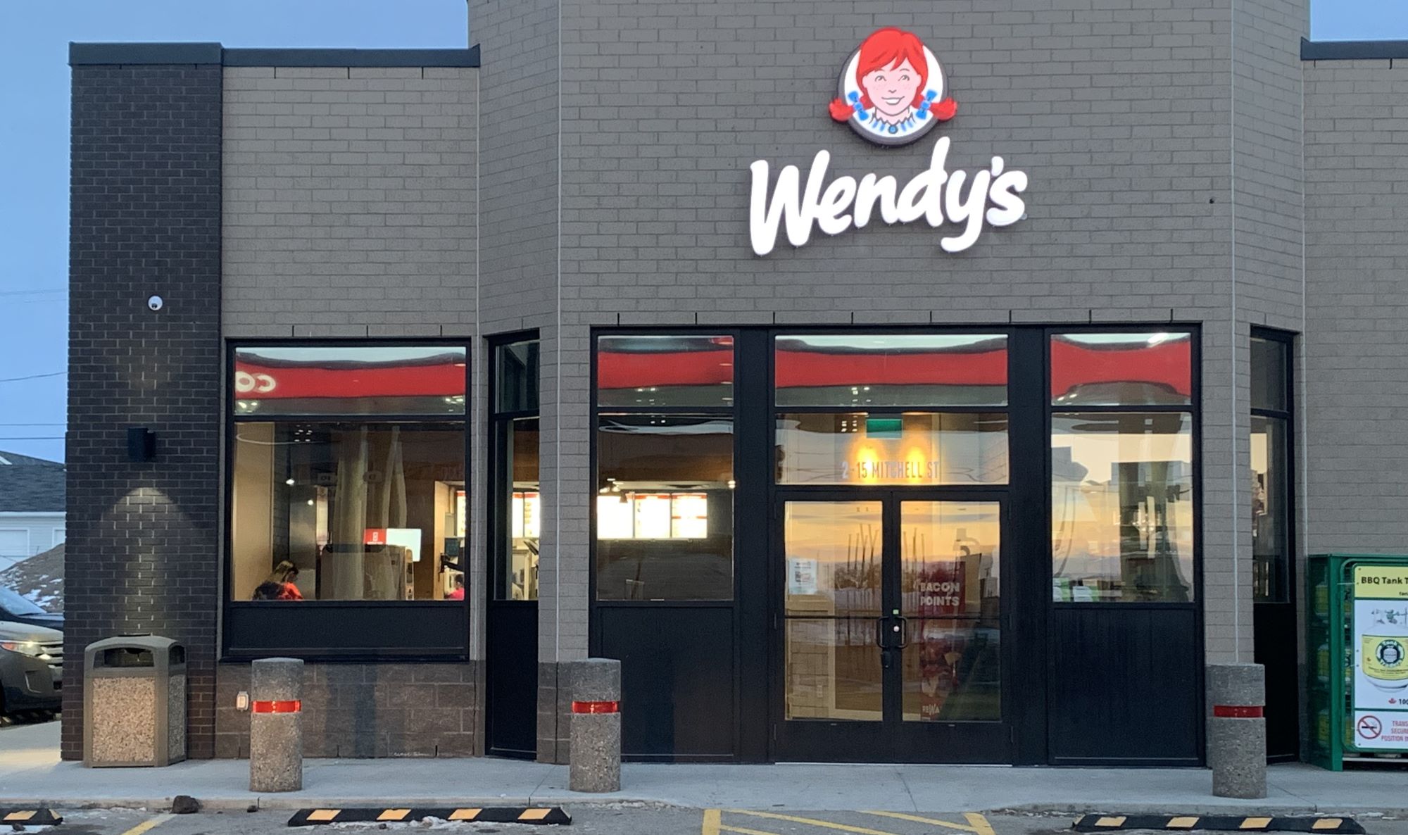 Wendy's exterior in Canada
