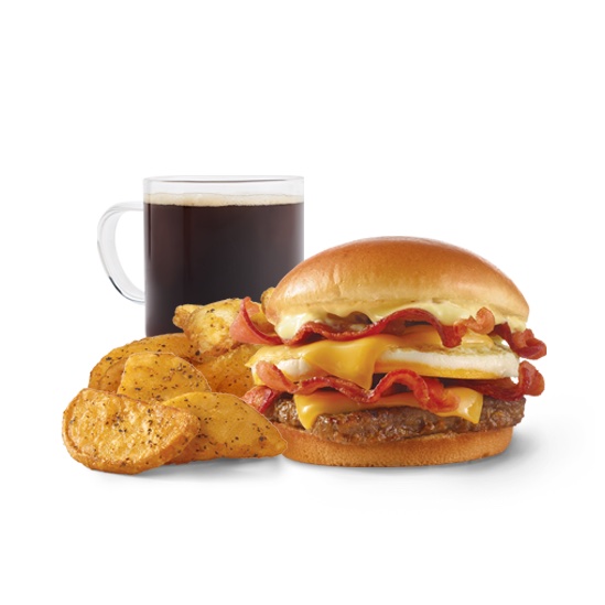 Wendy's Breakfast Baconator Combo