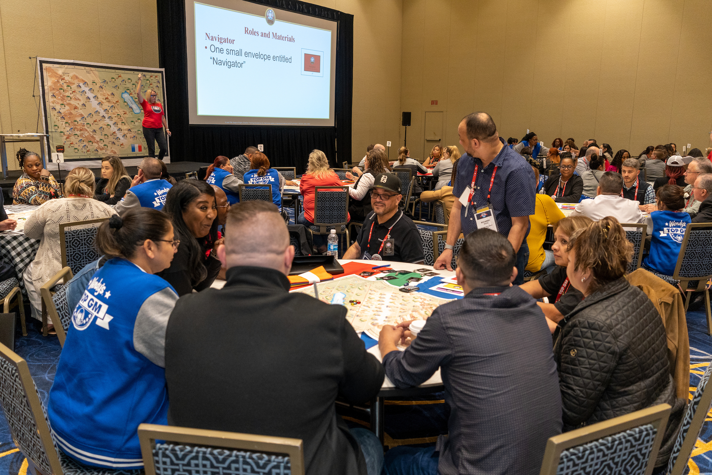 Wendy's team training together