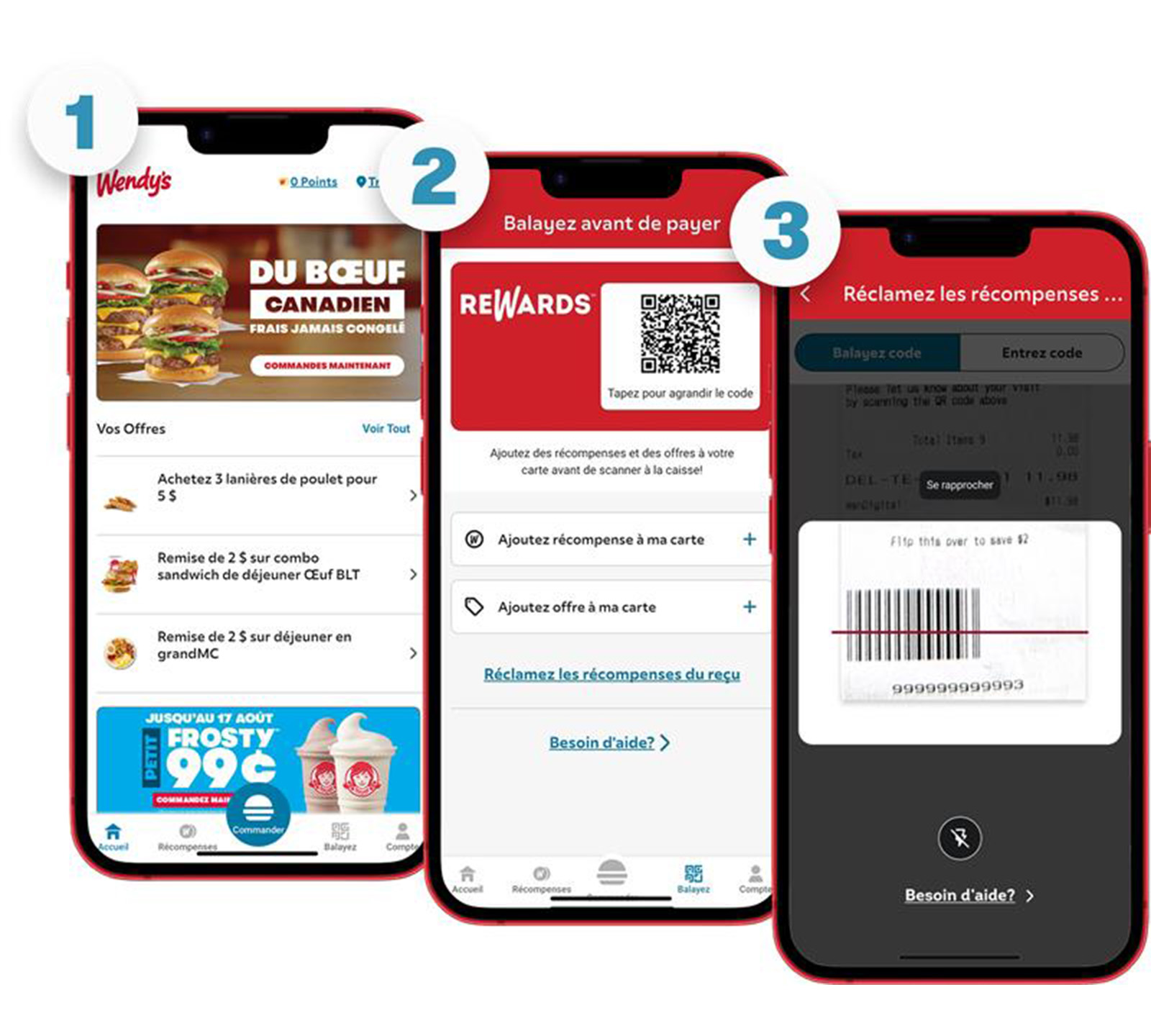 Vous n’avez pas balayé votre code QR dans le restaurant?