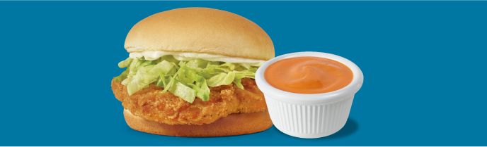 Crispy Chicken Sandwich &amp; Scorchin’ Hot