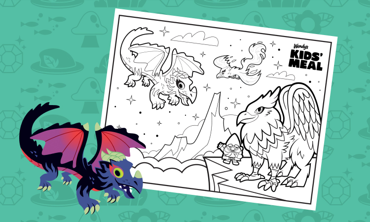 Mythical Friends Coloring Pages