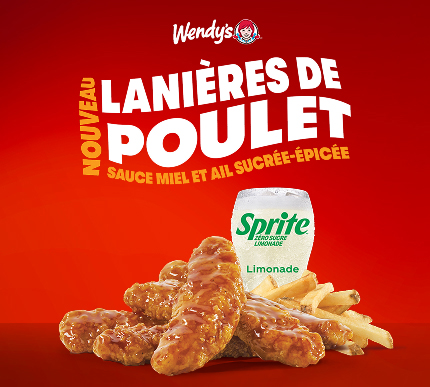 Nouveau Lanieres De Poulet Sauce Miel Et Ail Sucree-Epicee