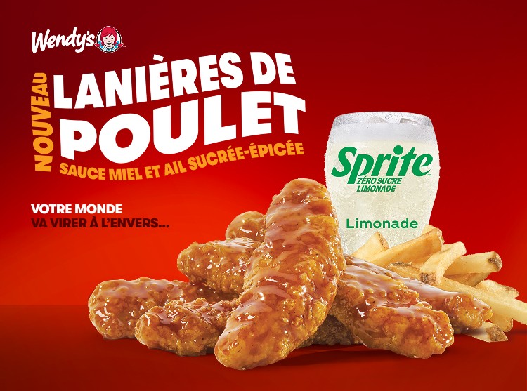 Nouveau Lanieres De Poulet Sauce Miel Et Ail Sucree-Epicee