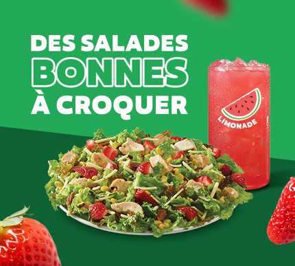 Des salades bonnes à croquer