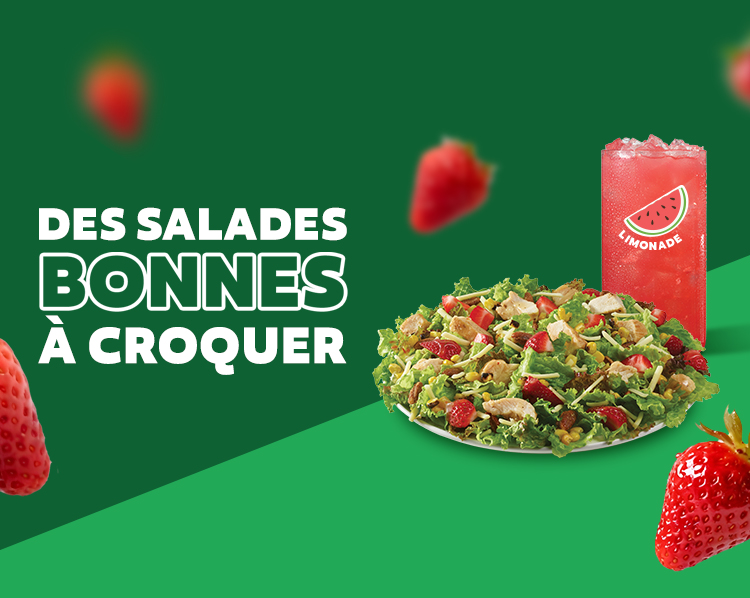 Des salades bonnes à croquer