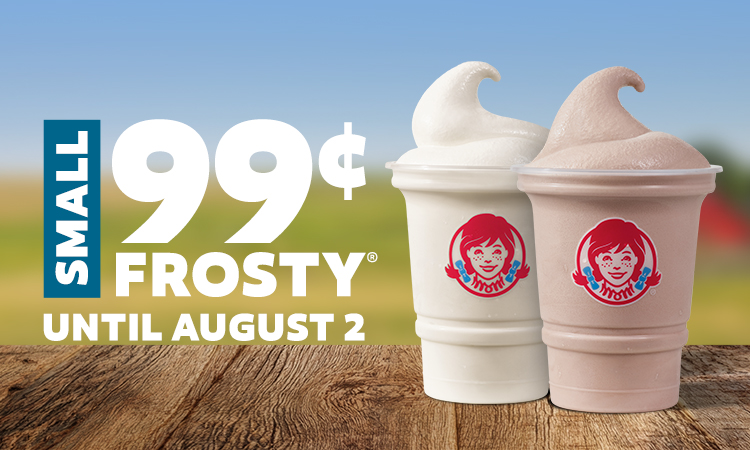 Small 99c Frosty Until August 2