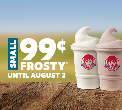 Small 99c Frosty Until August 2