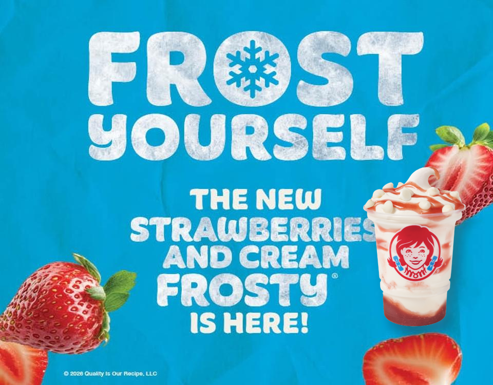 Strawberry and Cream Frosty Hero