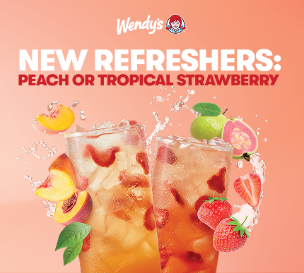 New Refreshers: Peach or Tropical Strawberry