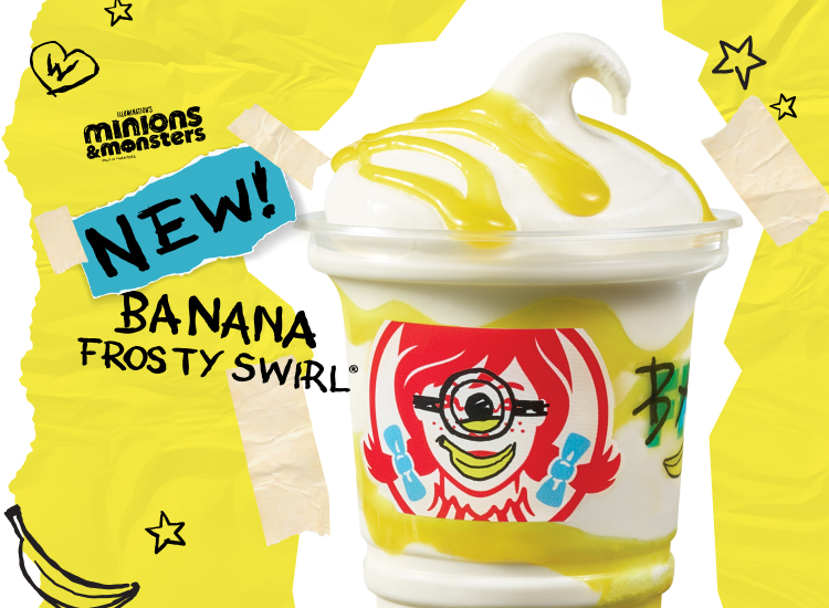 New Banana Frosty Swirl