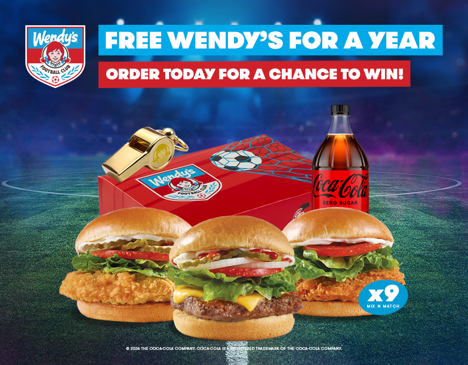 Wendys Free for a year