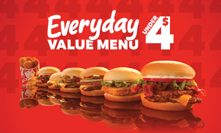 Everyday Value Menu Under $4