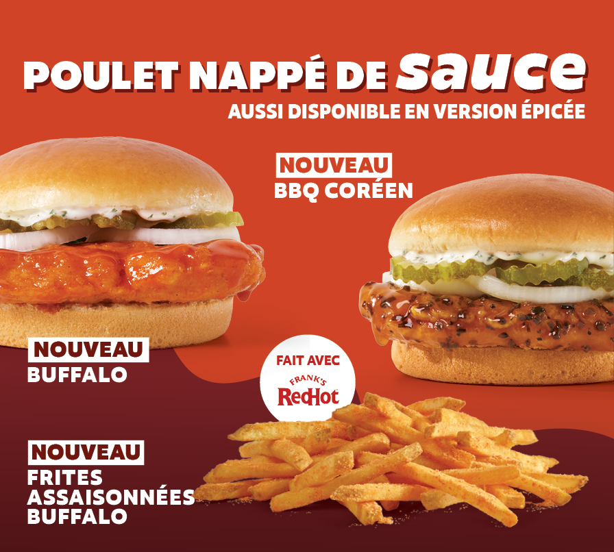 Poulet nappe de sauce