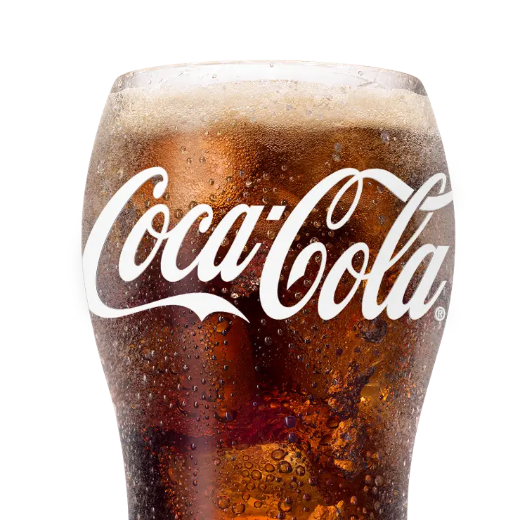 Glass with Coca-Cola