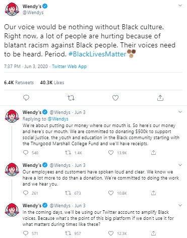 Tema de Twitter de Wendy's Social Justice