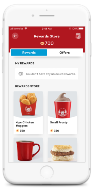 iOS Rewards Store Device