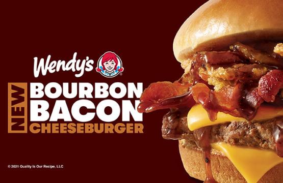 Wendy's Bourbon Bacon Cheeseburger