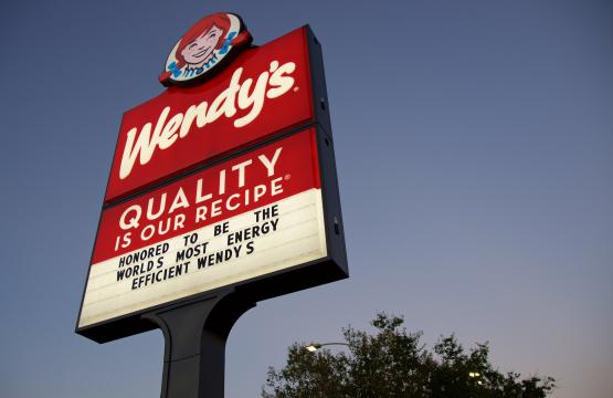 Wendy's readerboard