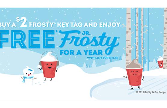 Wendy's Frosty Key Tags