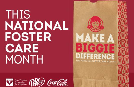 Wendy's Make a Biggie Difference during National Foster Care Month