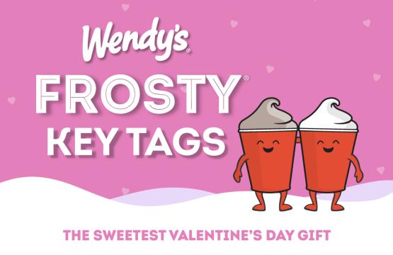 Frosty Key Tags for Valentine's Day