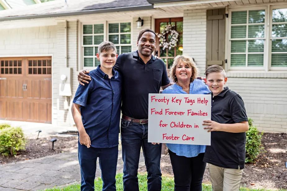 Frosty Key Tags Help Find Forever Families