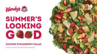 Wendy's New Summer Strawberry Chicken Salad