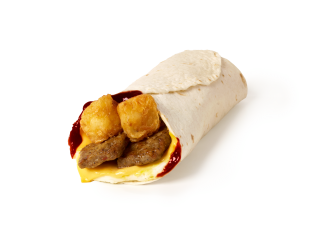 Sausage Breakfast Wrap HP Sauce