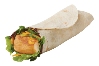 Grilled BBQ Chicken Wrap